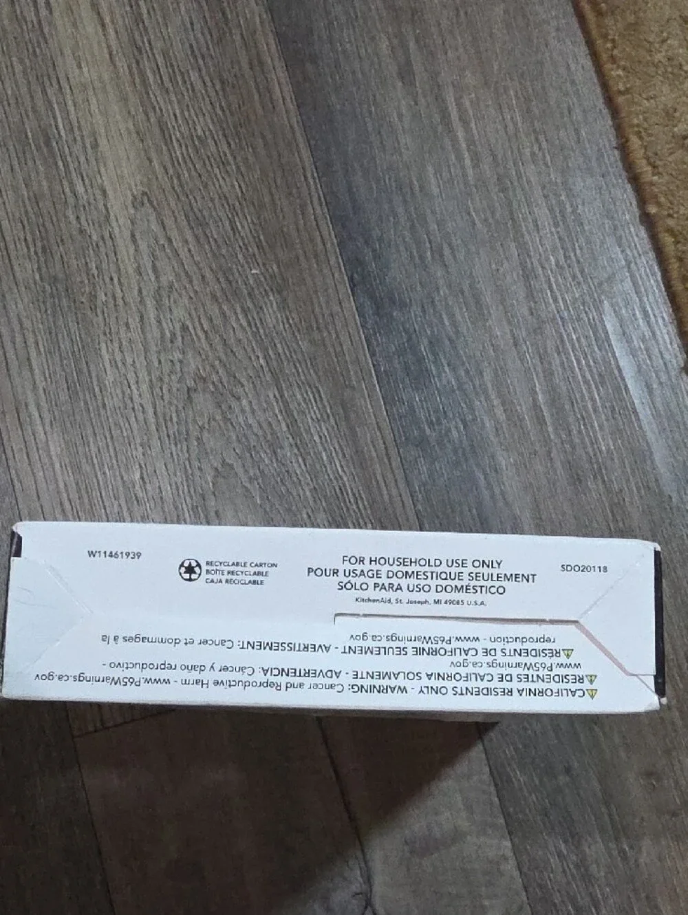 KitchenAid White and Gray Flex Edge Beater for Tilt-Head Mixers